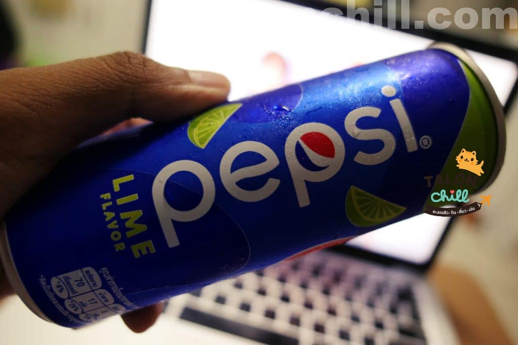 [review] เป๊ปซี่ กลิ่นไลม์ (Pepsi LIME Flavor) 12 บาท 70 แคล ซื้อมาดีไหม ?